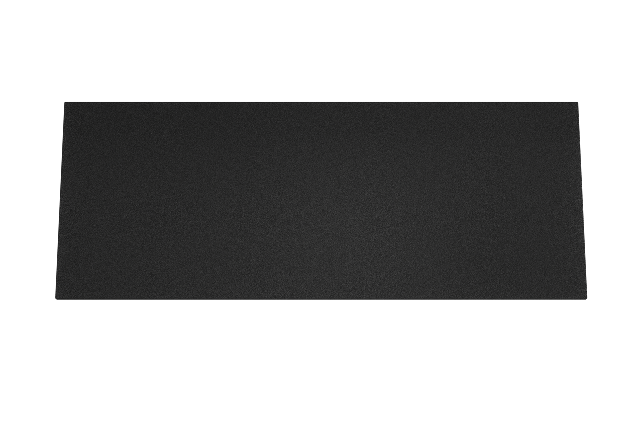 Storke Panton tablette simple ou double mdf enduit de poudre noir mat 135 x 52 cm