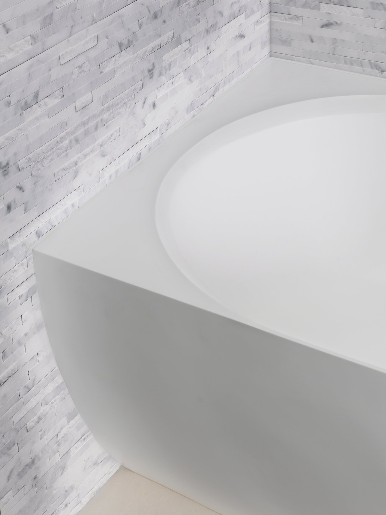 Balmani Forte 2-Personen-Eckbadewanne: links, 175 x 78 cm, Solid Surface, Weiß matt