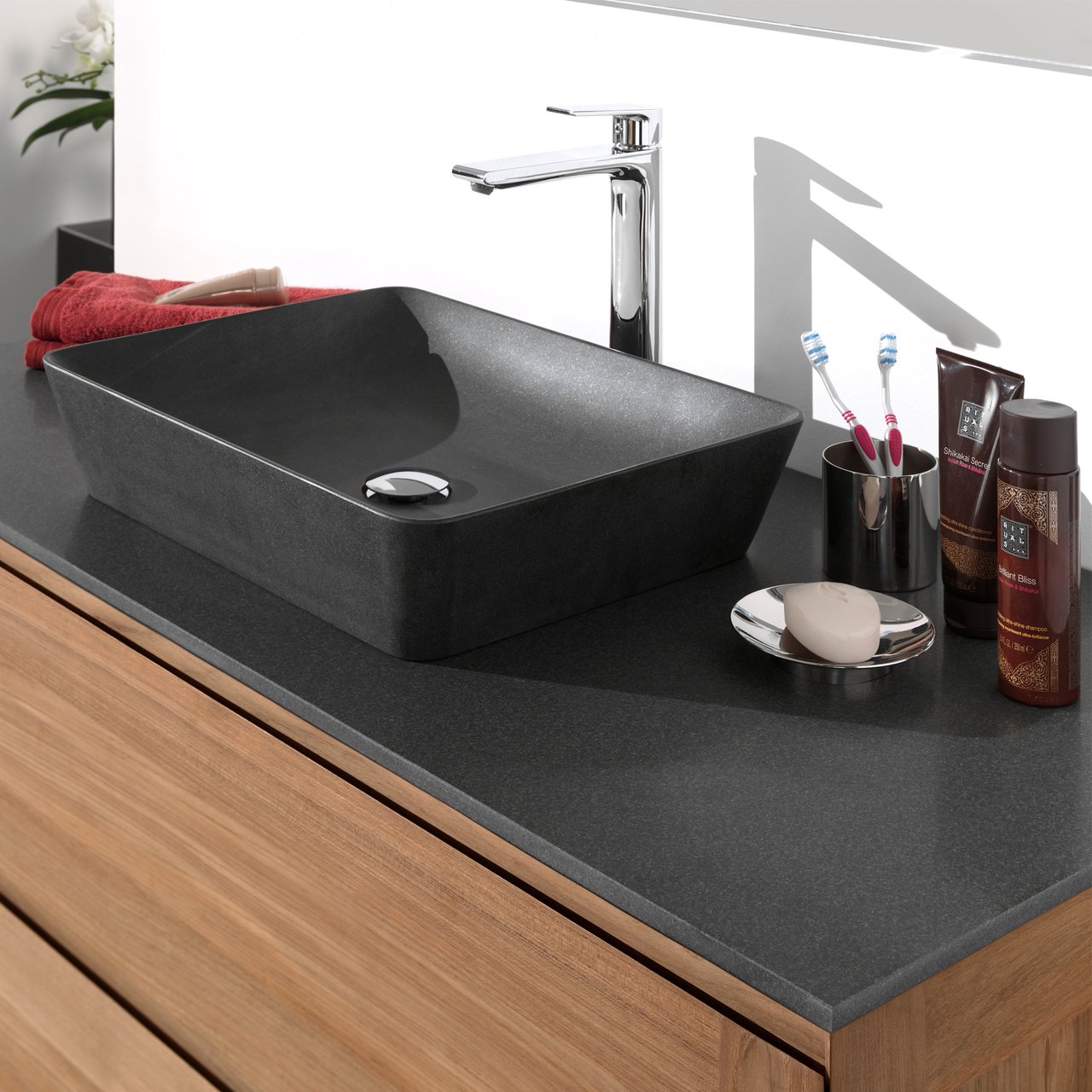 Blaufoss Jason robinet de lavabo réhaussé chrome brillant