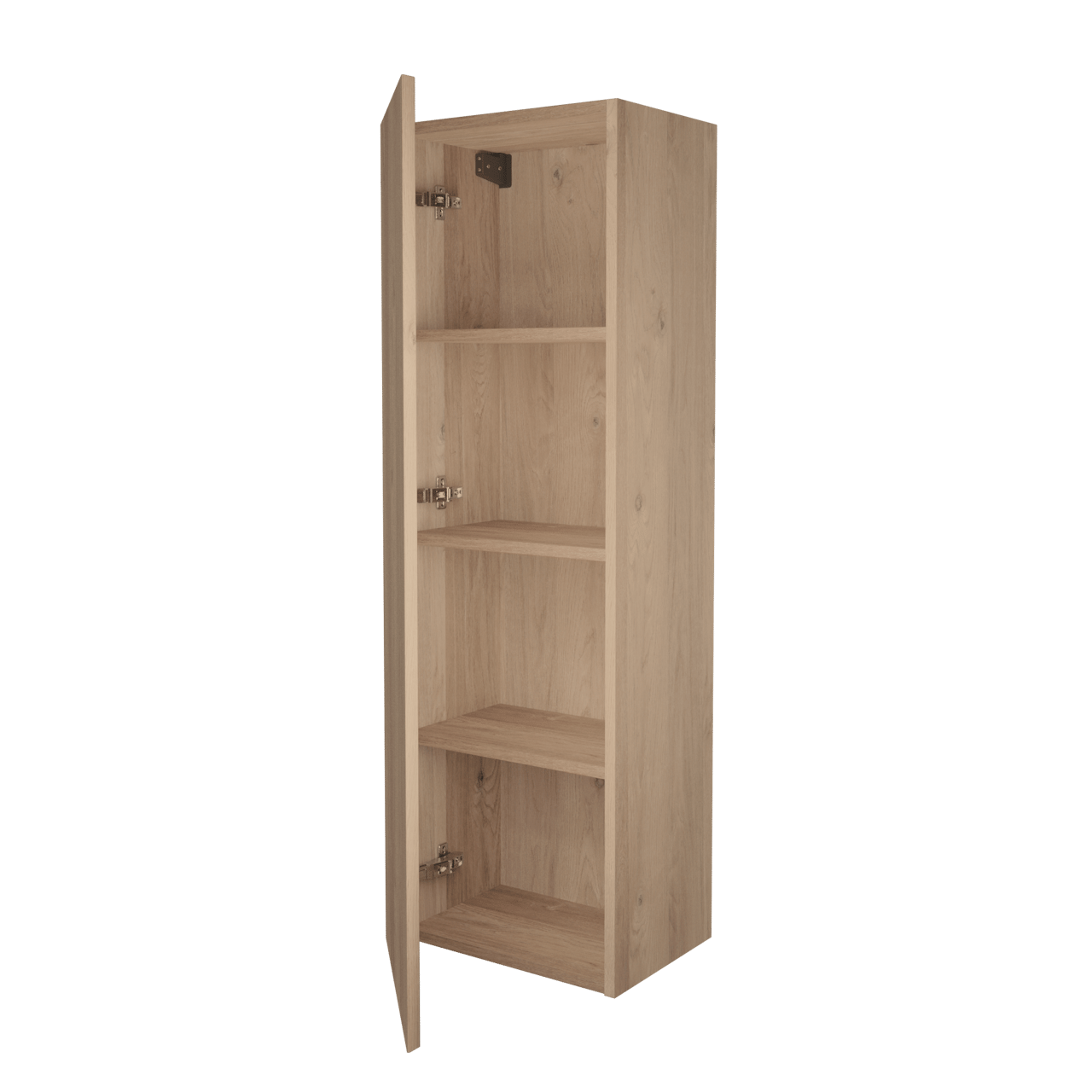 Storke Edge Badhochschrank: Hängend, Eiche rustikal, 40 x 30 x 125 cm