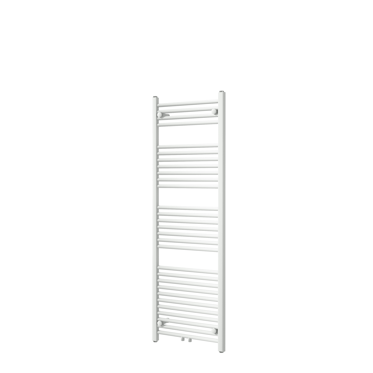 Vipera Kanza enkele handdoekradiator 50 x 150 cm centrale verwarming mat wit zij- en middenaansluiting 842W