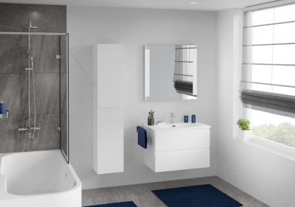 Eine funktionale Badezimmereinrichtung, die in jedes Interieur passt