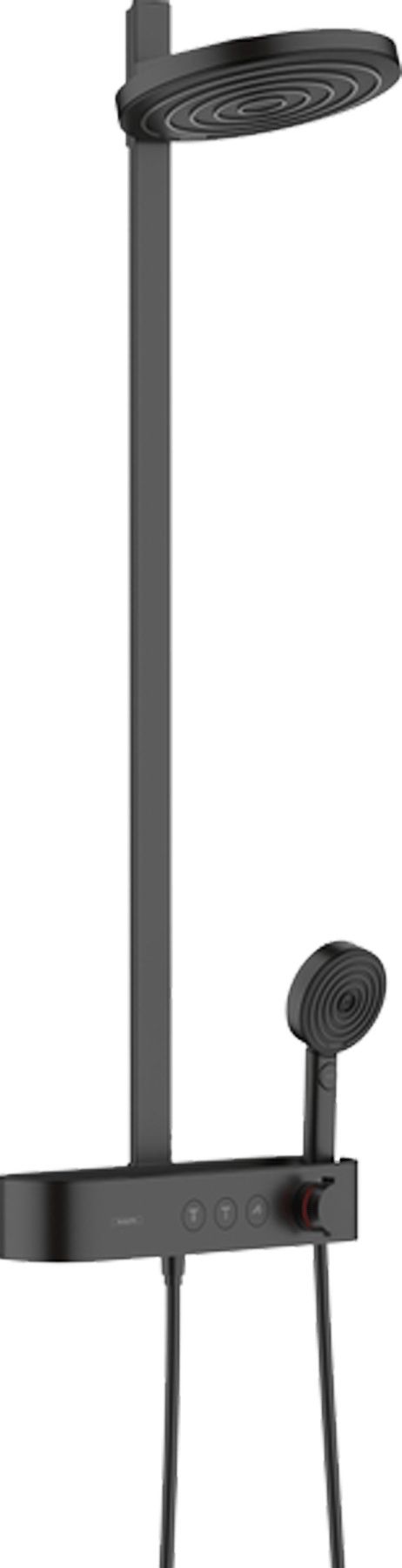 Hansgrohe Pulsify set de douche de pluie robinet thermostatique Noir Mat