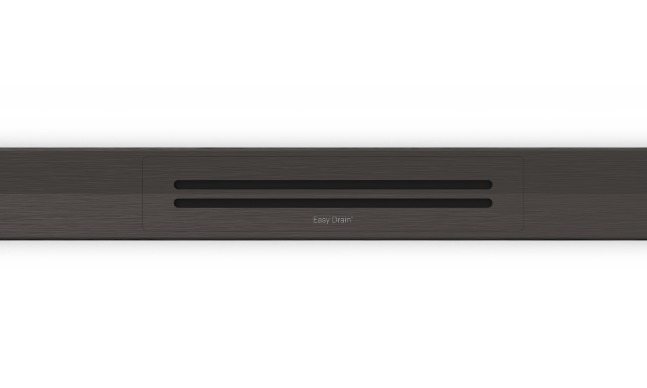 Easy Drain R-Line Clean Color Duschrinne 80cm Brushed Black