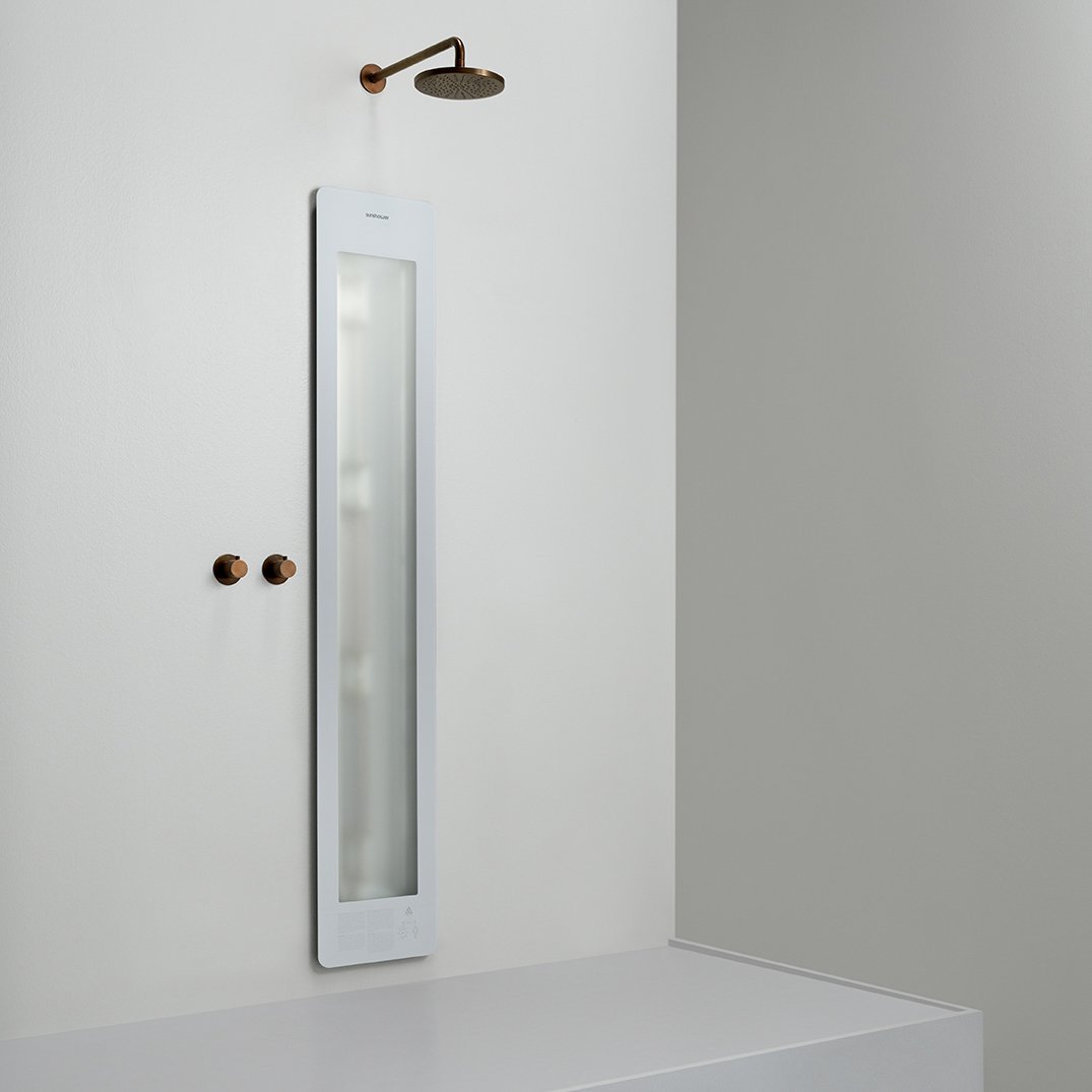 Sunshower One L Infrarood Inbouw white