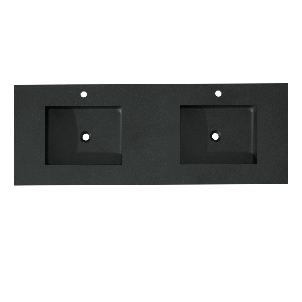 Balmani Tablo Facetta dubbele wastafel verzoete graniet 150 x 55 cm