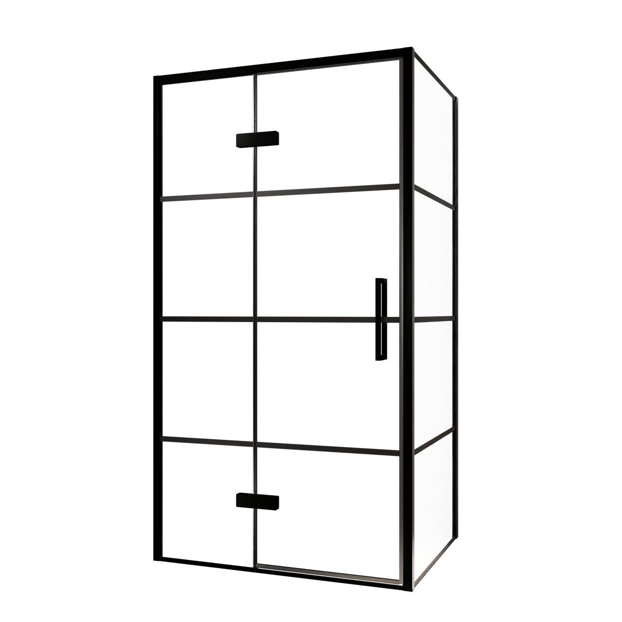 Balmani Senses Design douche d'angle avec porte pivotante