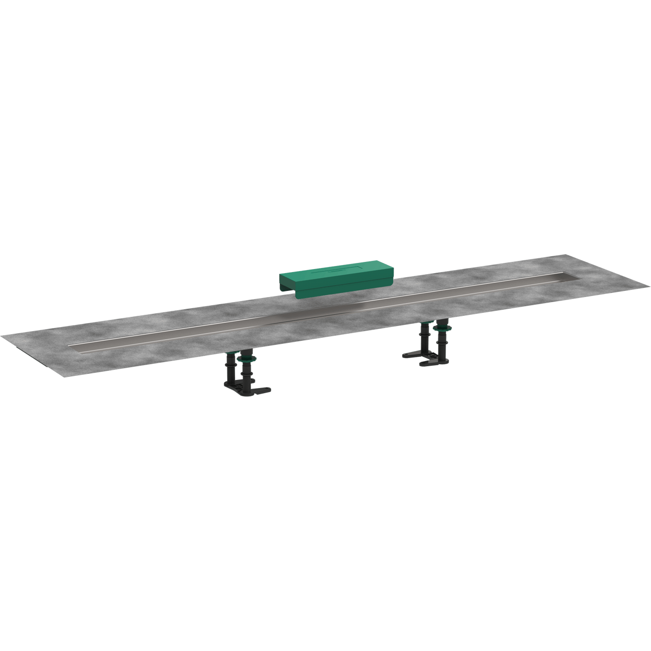 Hansgrohe RainDrain installatieset voor douchegoot 120cm voor Raindrain Match of Rock