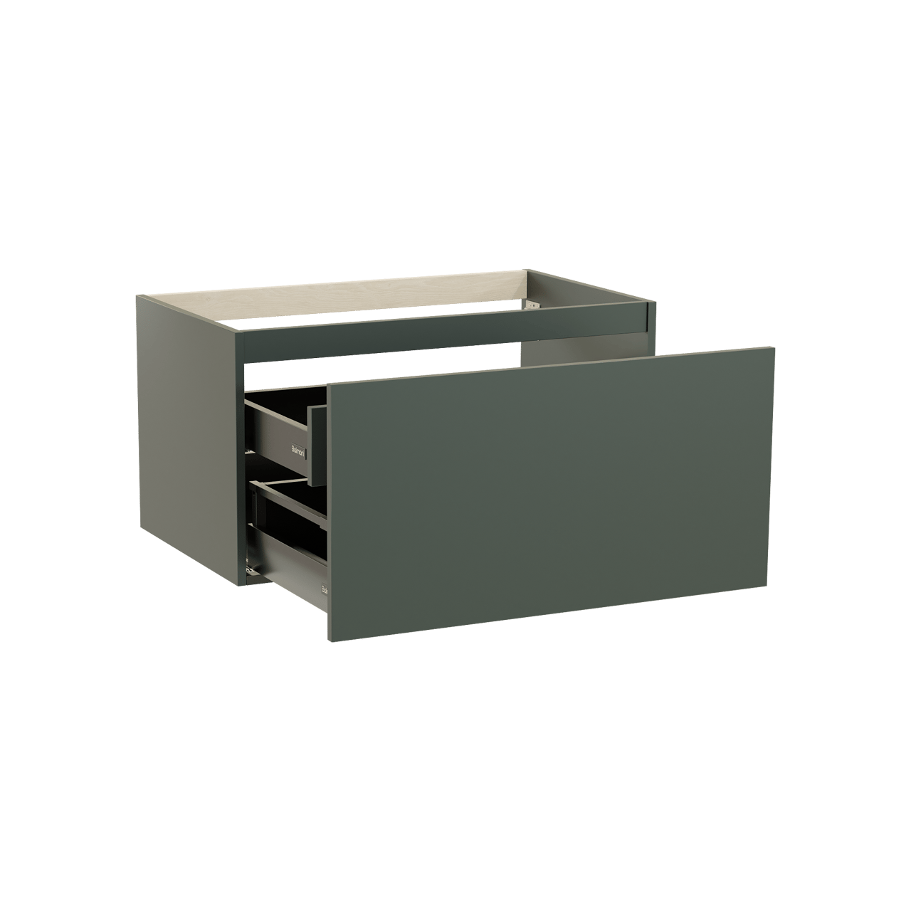 Balmani Sfera meuble sous-lavabo suspendu 90 x 55 cm Forest 2 tiroirs
