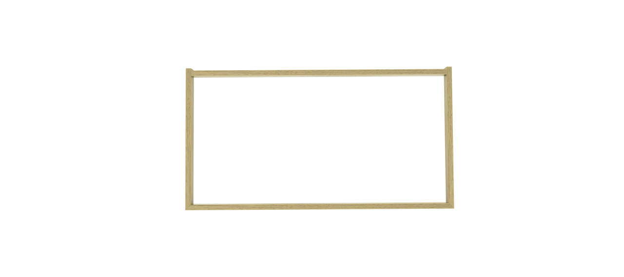 Balmani Lucida sokkel voor wastafelonderkast verweerd eiken 90 x 55 cm