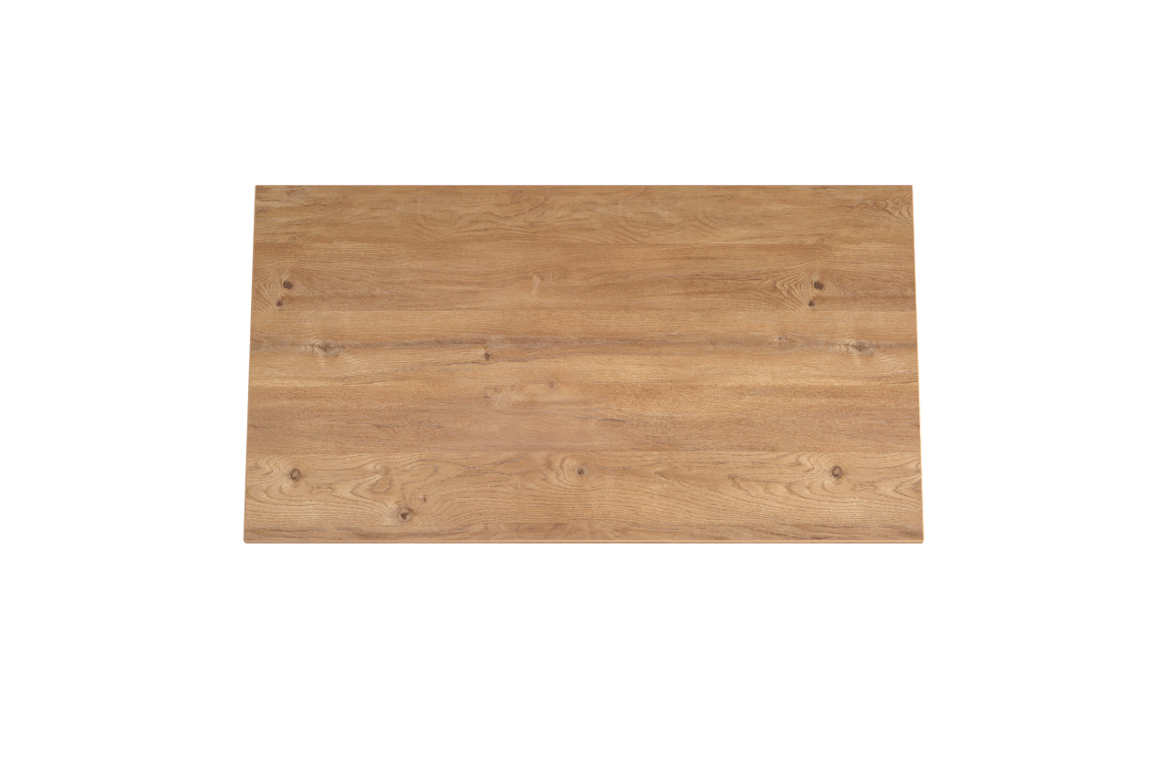 Storke Panton Einzelwaschtischplatte, Melamin in roher Eiche, 95 x 52 cm