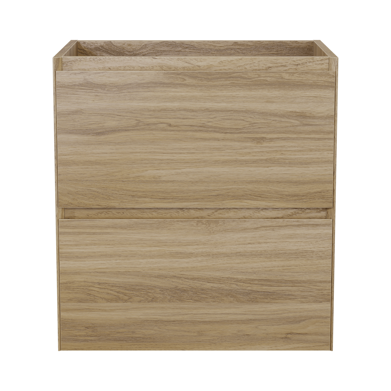 Balmani Mitra Compact hängendes möbelstück Waschtischunterschränke 60 x 46 cm wildeiche 2 Schubladen