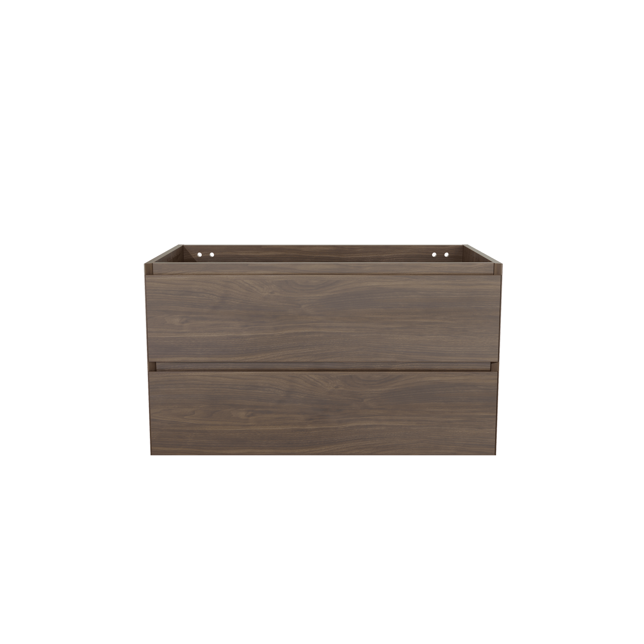 Balmani Mitra meuble sous-vasque suspendu 90 x 55 cm noyer américain 2 tiroirs