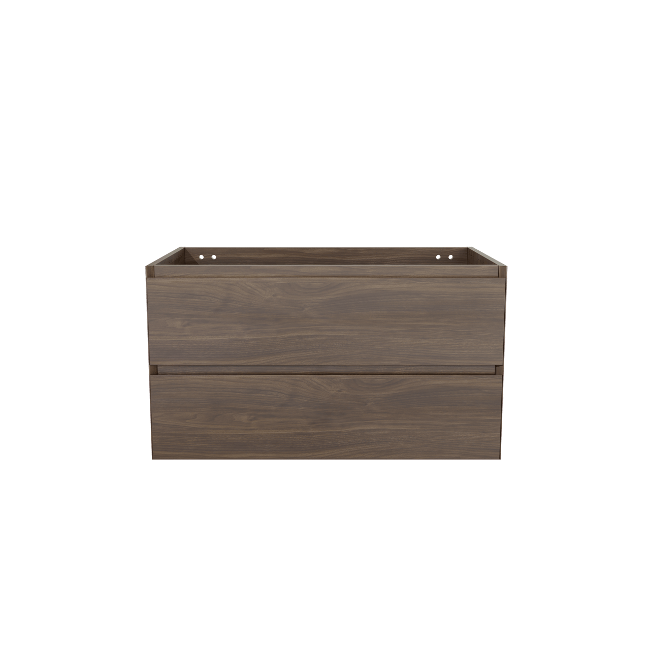 Balmani Mitra meuble sous-vasque suspendu 90 x 55 cm noyer américain 2 tiroirs