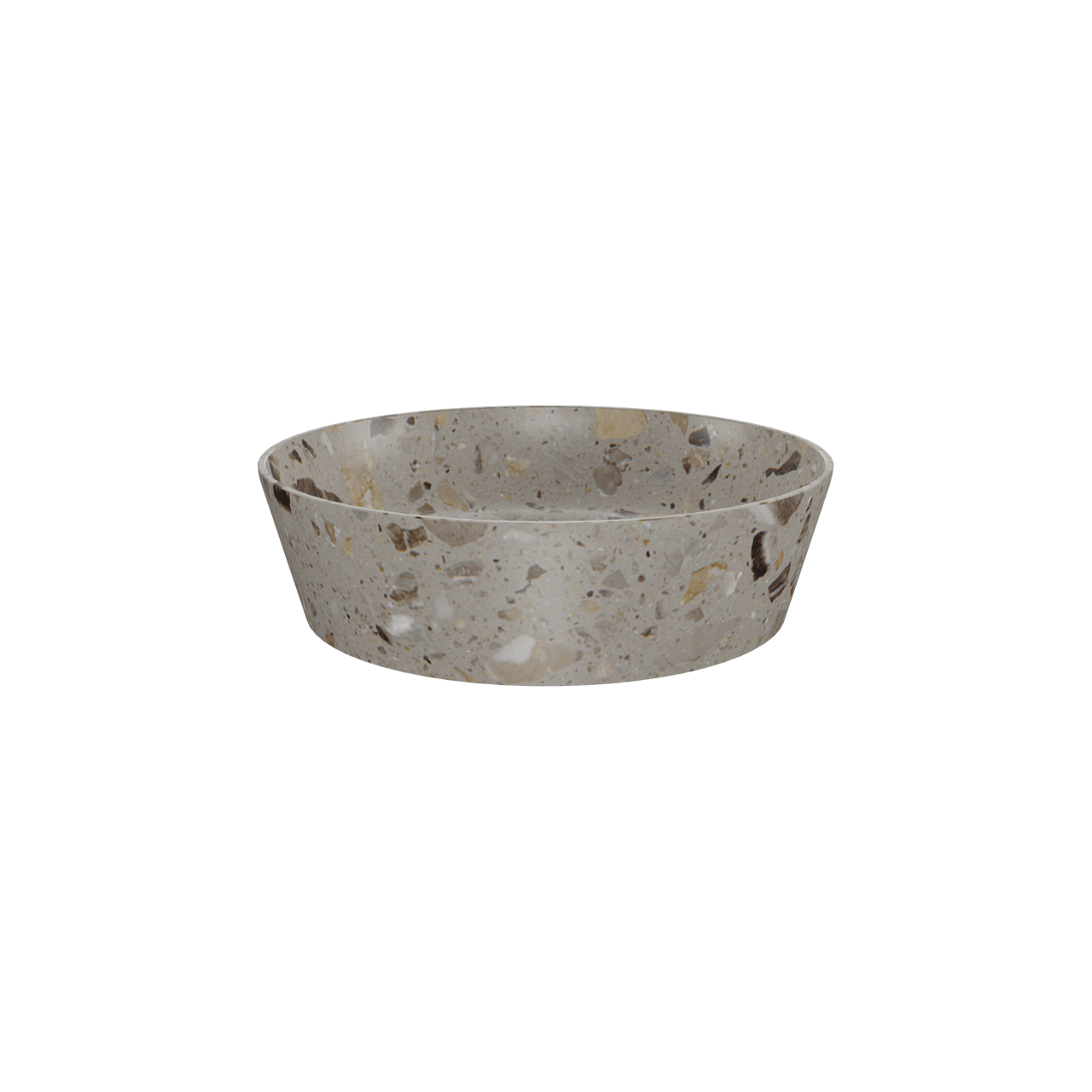 Balmani Still waskom greige terrazzo rond  Ø 38 cm