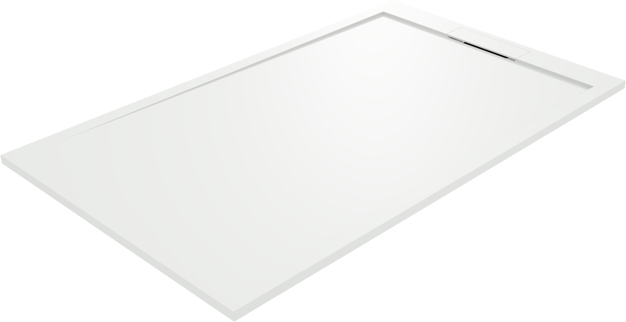 Balmani Andes douchebak 160 x 100 cm Solid Surface mat wit