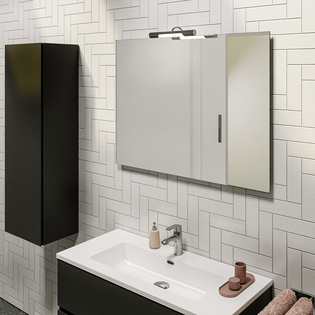 Storke Soto miroir rectangulaire 100 x 75 cm