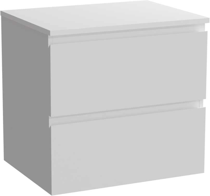 Linie Lado meuble salle de bains avec tablette pour vasques Lado