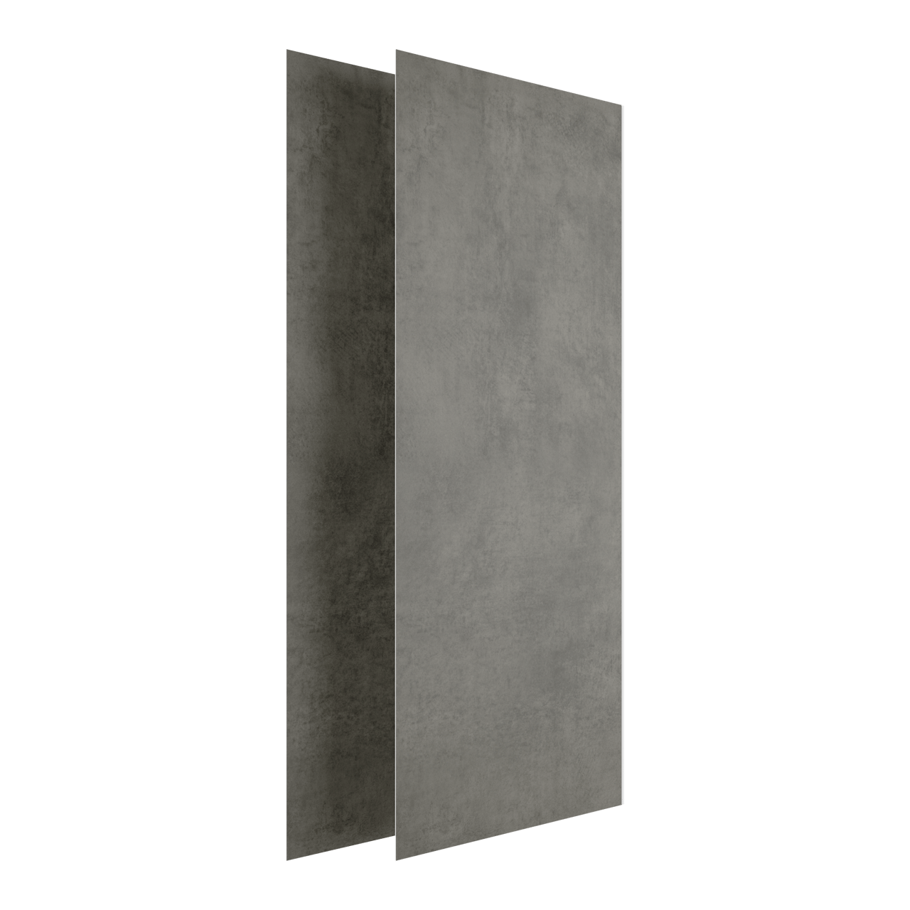 Linie Fresco douchewandbekleding set 2 x 90x210 cm, SPC, Dark Stone