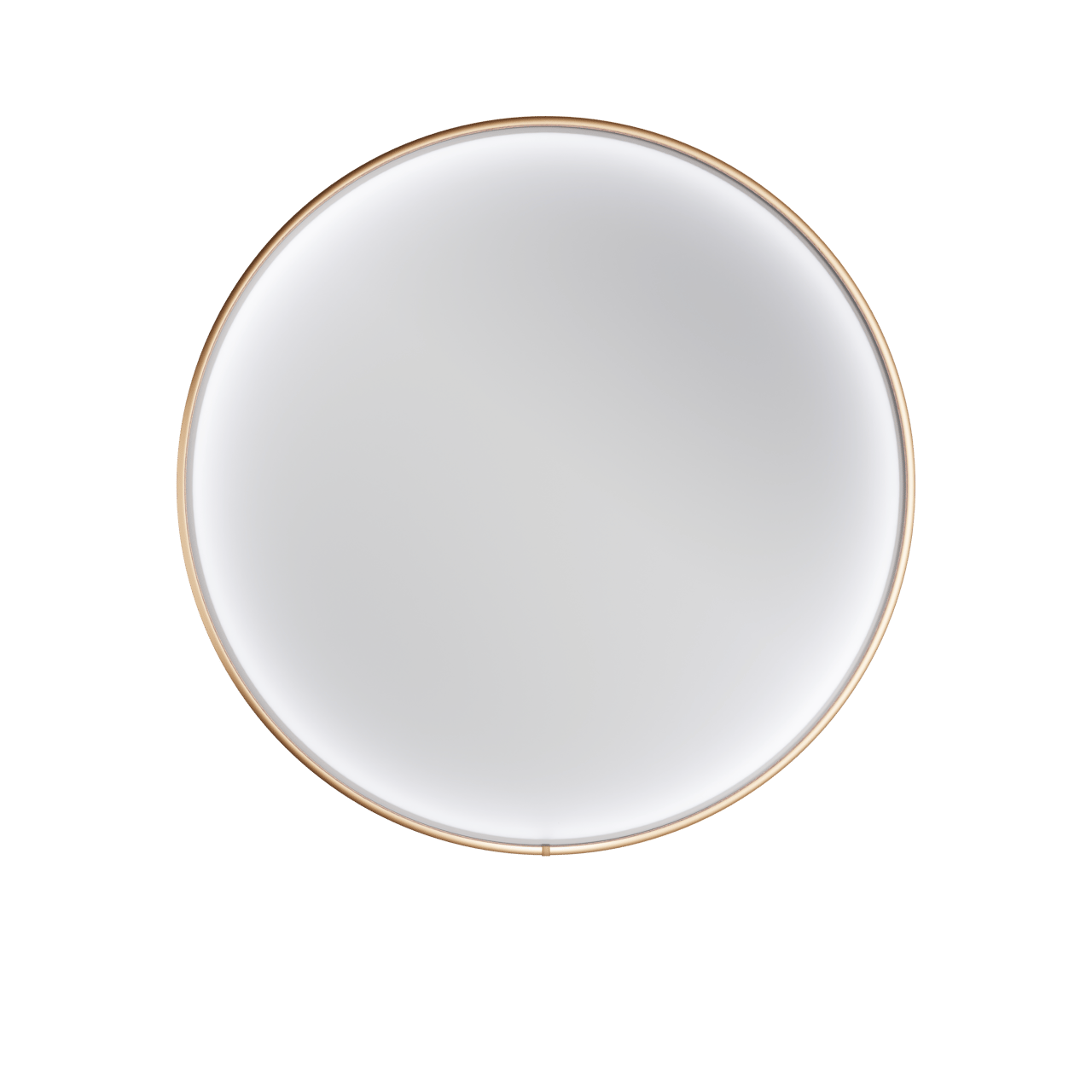 Balmani Secret miroir rond Brushed RoseGold lumineux et anti-buée Ø 90 cm