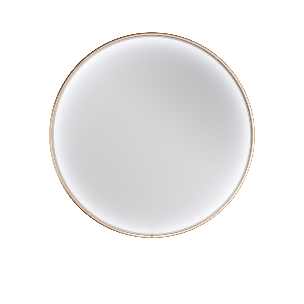 Balmani Secret miroir rond Brushed RoseGold lumineux et anti-buée Ø 90 cm