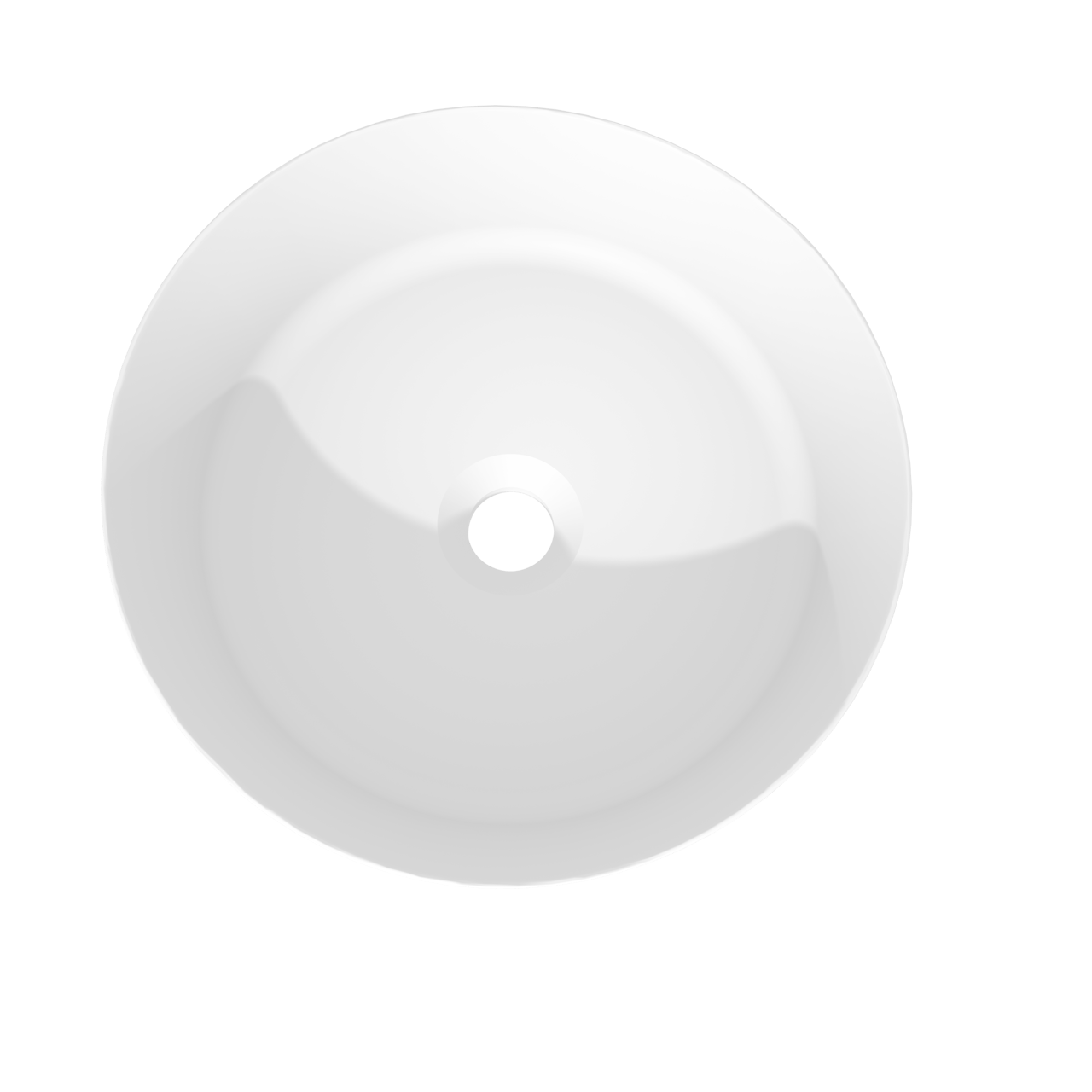 Balmani Jezi waskom matte Solid Surface rond Ø 37,5 cm