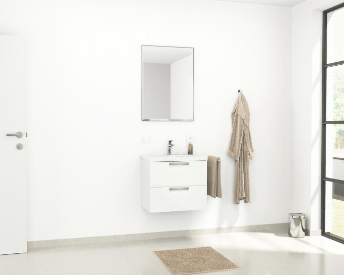 Linie Riflessi rechteckiger Badezimmerspiegel 58 x 80 cm