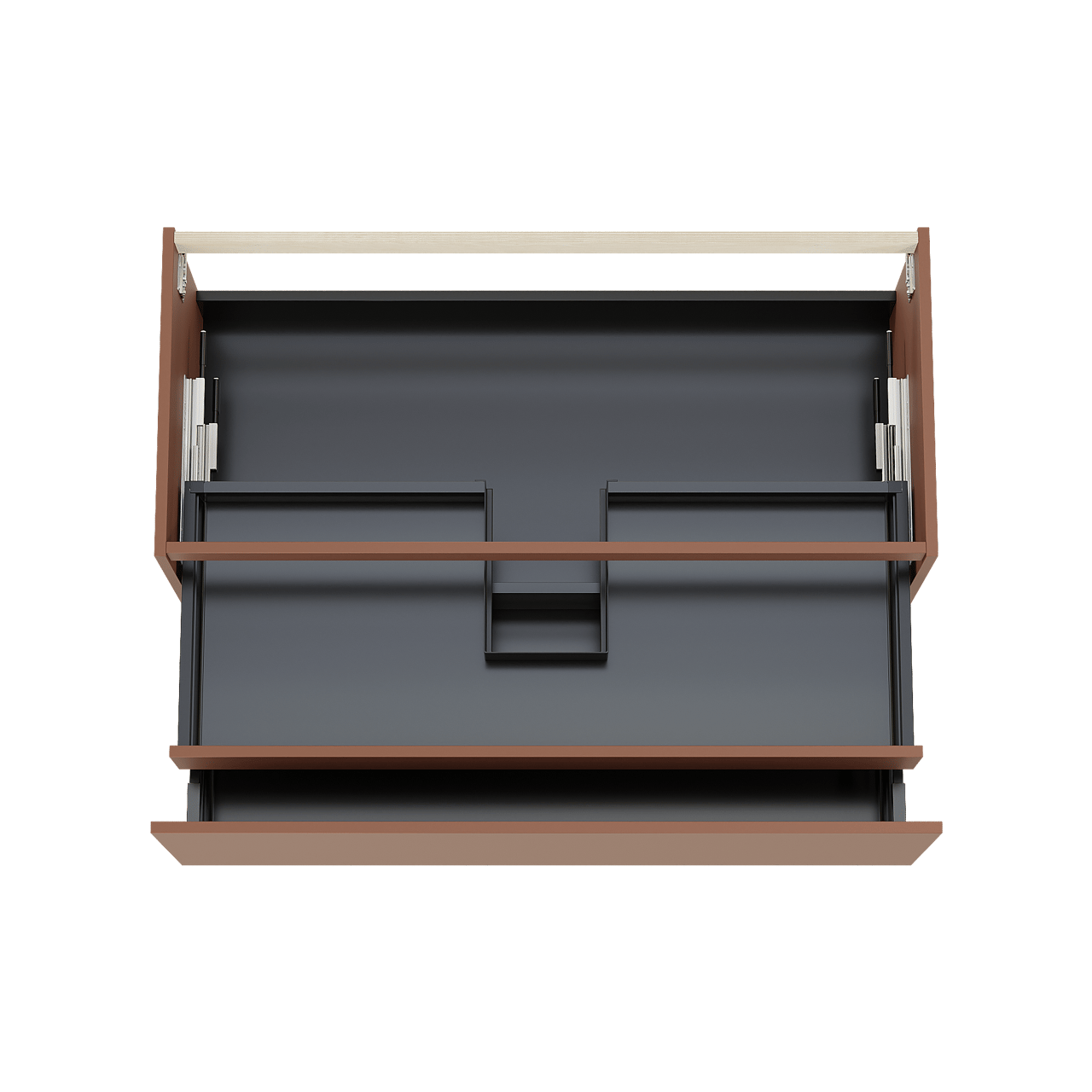 Balmani Sfera zwevende wastafelonderkast 120 x 55 cm Cotto 2 lades