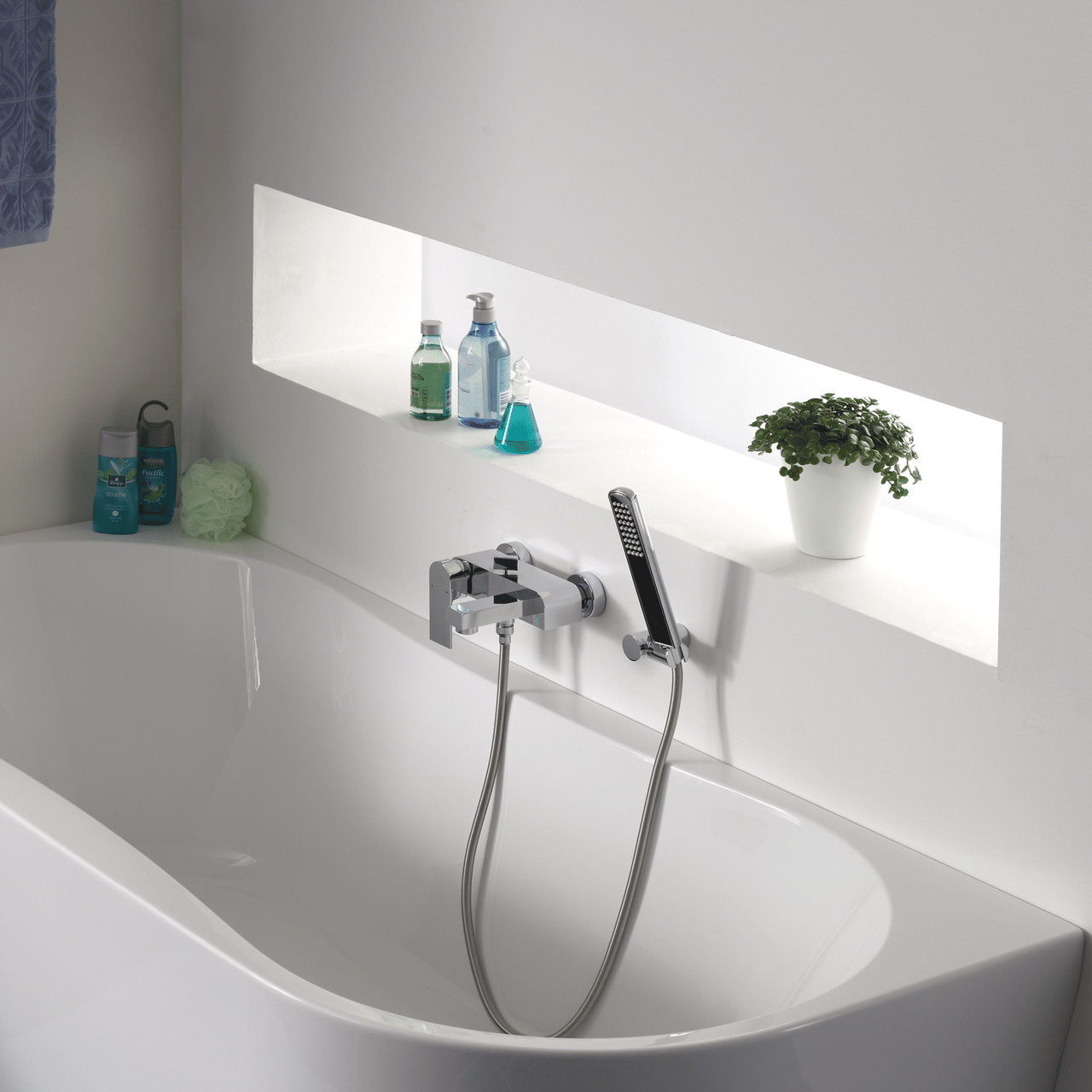 Blaufoss Ultima badmengkraan glanzend chroom