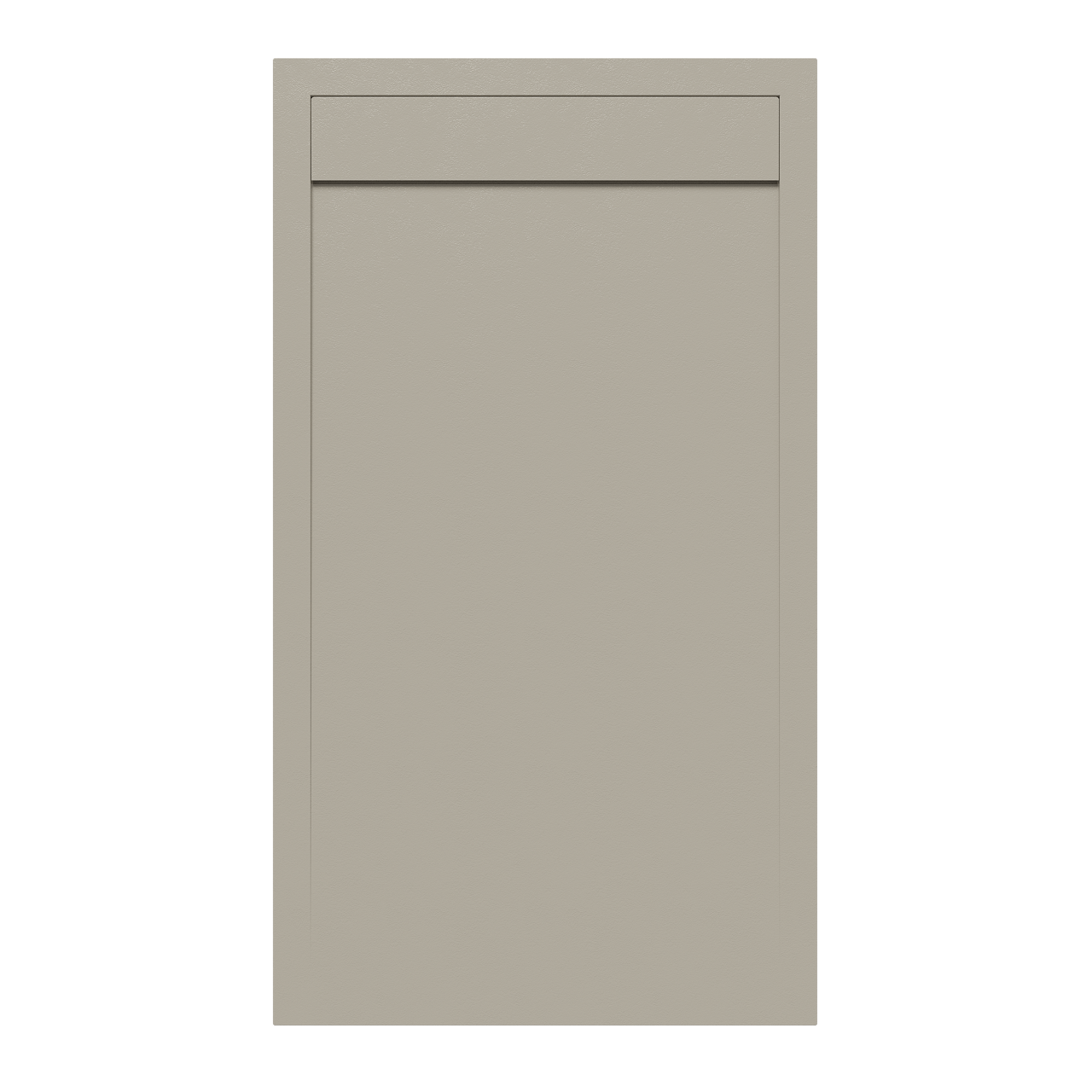 Luca Varess Dandy receveur de douche 160 x 90 cm marbre composite Soie grise mat structure rock