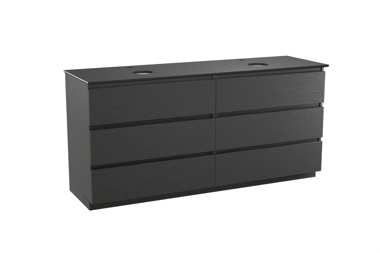 Balmani Lucida badkamermeubel met Facetta Tablet voor waskom(men)