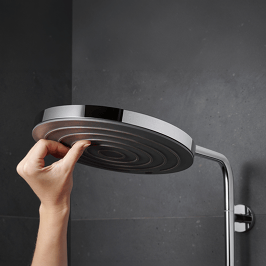 Hansgrohe Pulsify S260 Puro thermostatische kraan regendoucheset glanzend chroom