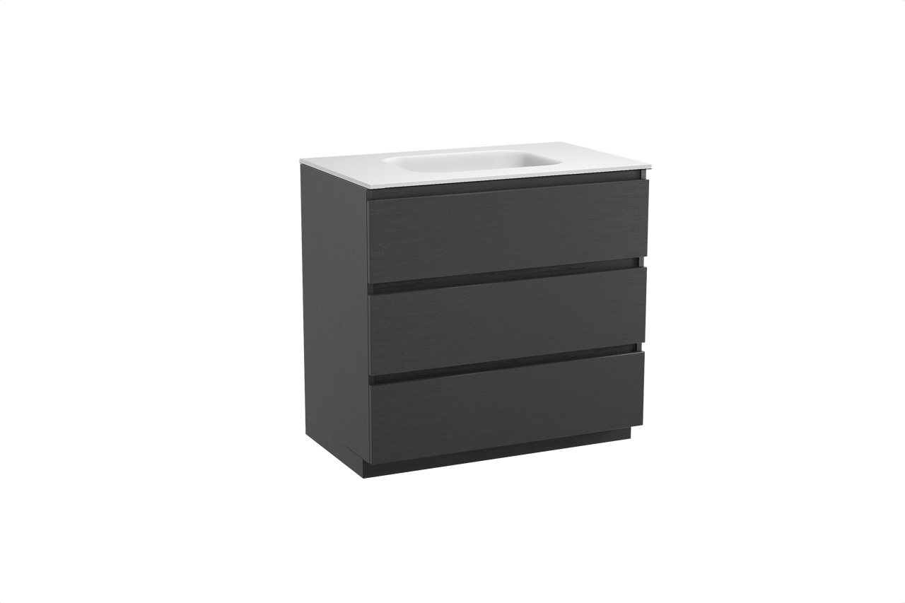 Balmani Lucida Badmöbel Set mit Tablo Arcato Waschtisch