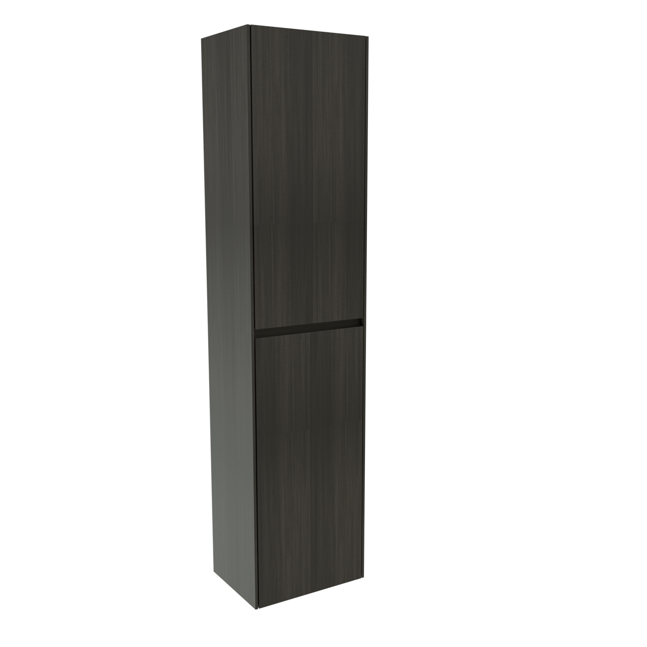 Storke Edge zwevende badkamerkast donkere eiken 40 x 30 x 170 cm