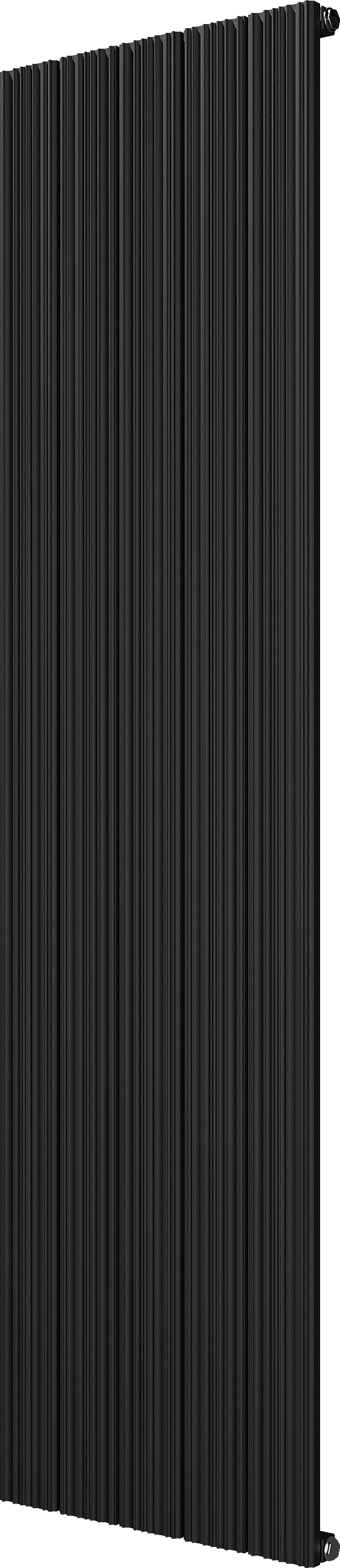 Vipera Mares sèche-serviettes simple 47 x 180 cm chauffage central noir mat raccordements latéral et central possibles 1315W