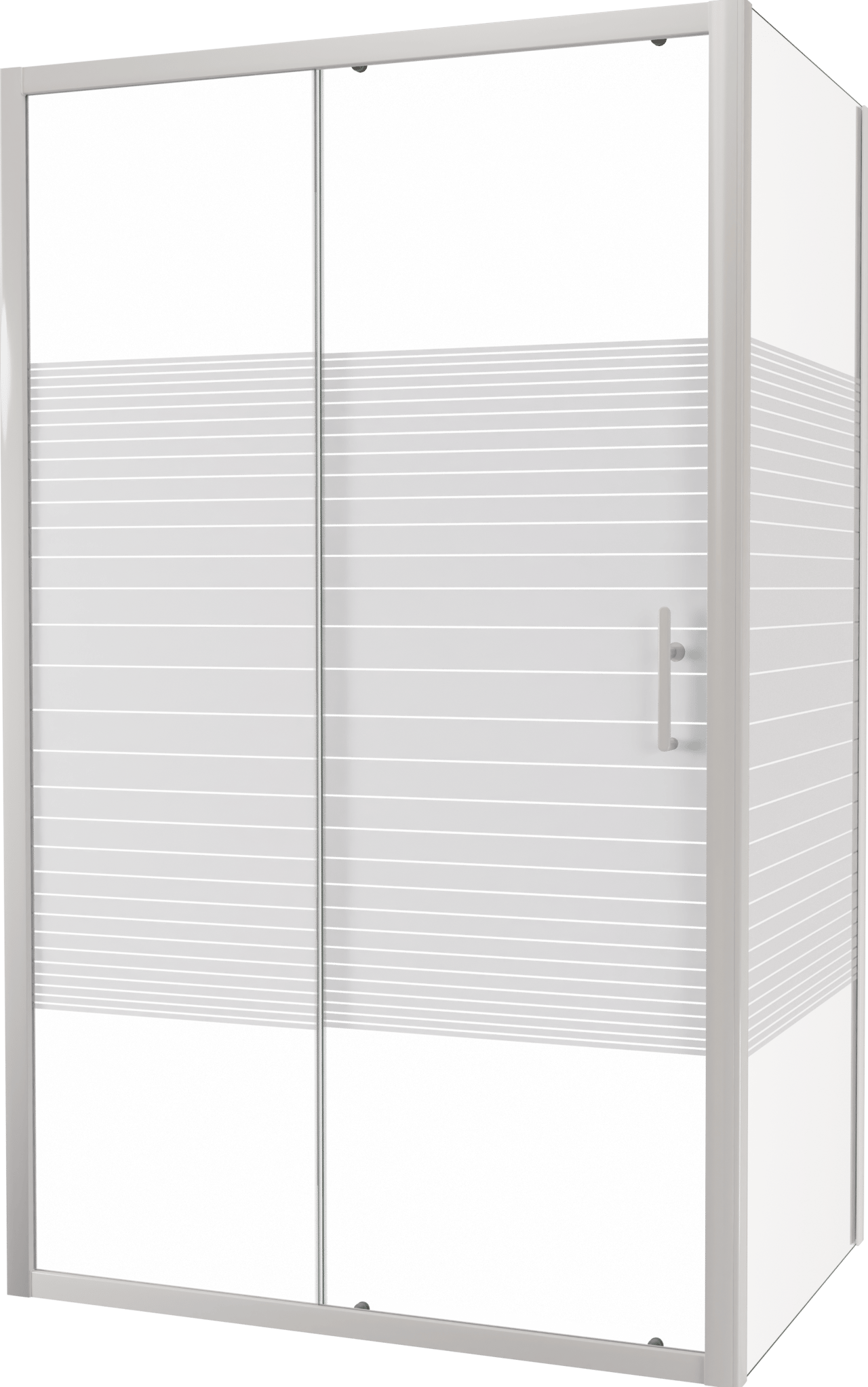 SanyOne Anton Eckdusche mit Schiebetür