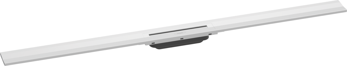 Hansgrohe RainDrain Flex caniveau de douche découpable montage mural 120cm Blanc Mat