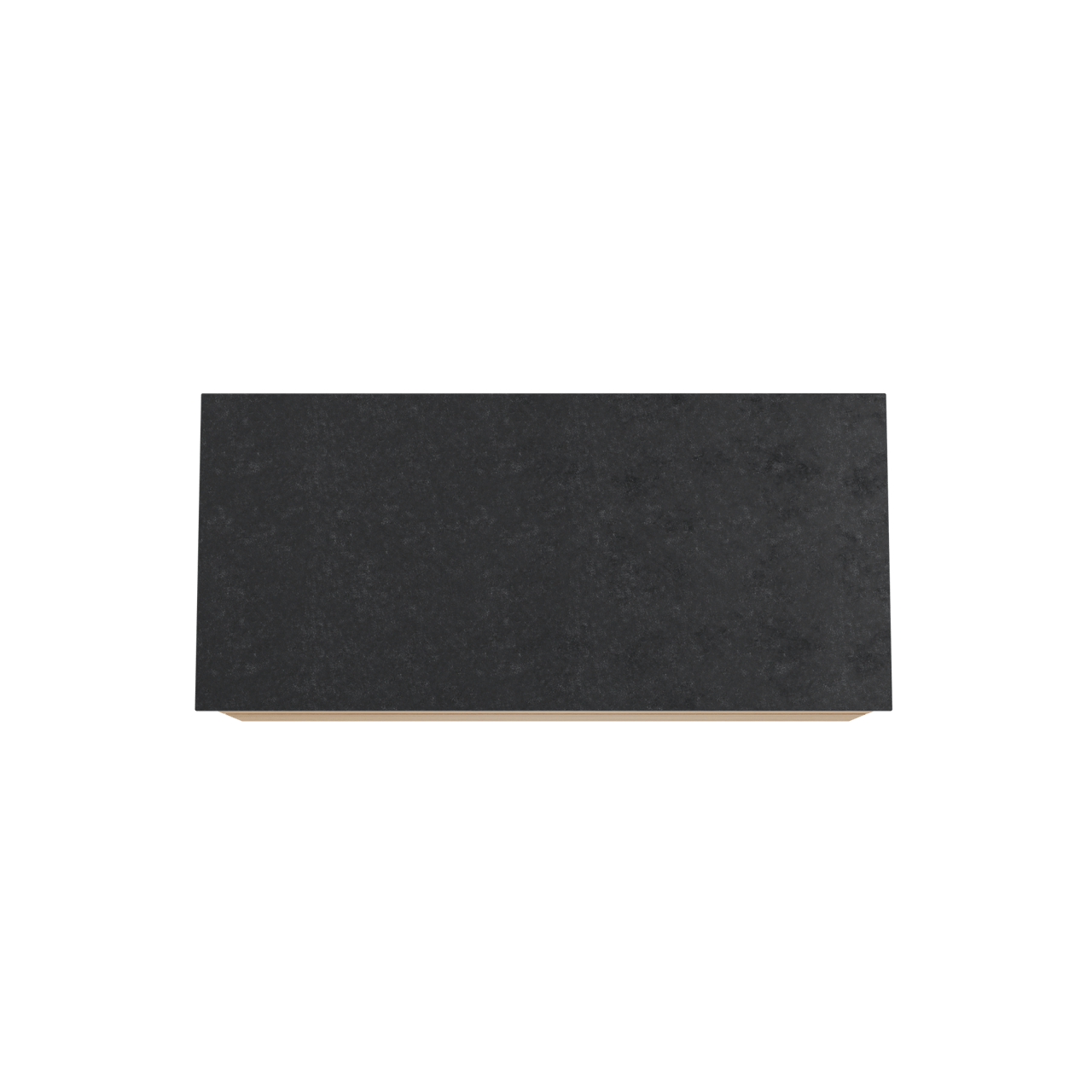 Balmani Mitra meuble salle de bains suspendu 120 x 55 cm chêne naturel avec Stretto tablette simple en granit noir