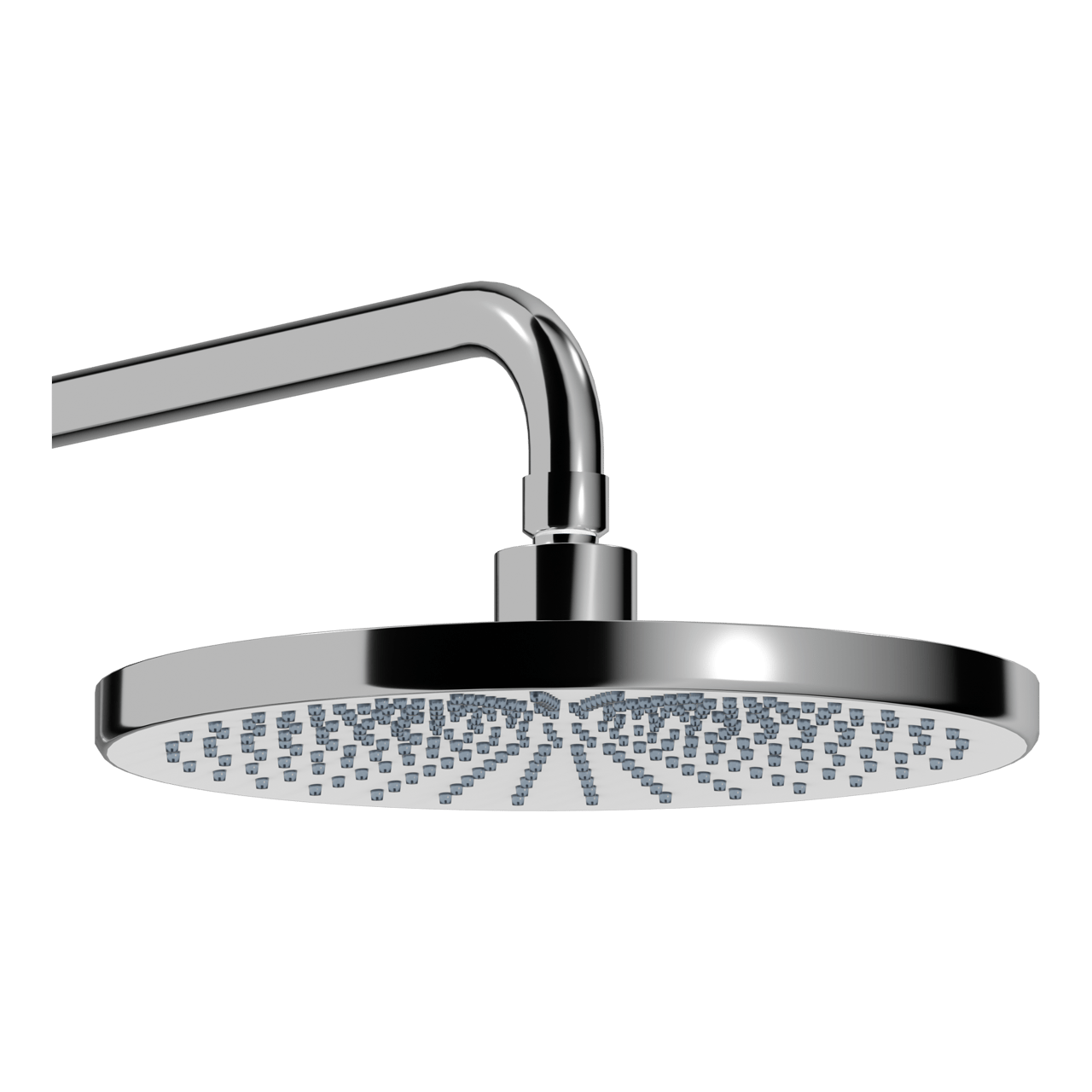 Blaufoss Onos 250 thermostatische kraan regendoucheset Glanzend Chroom en wit