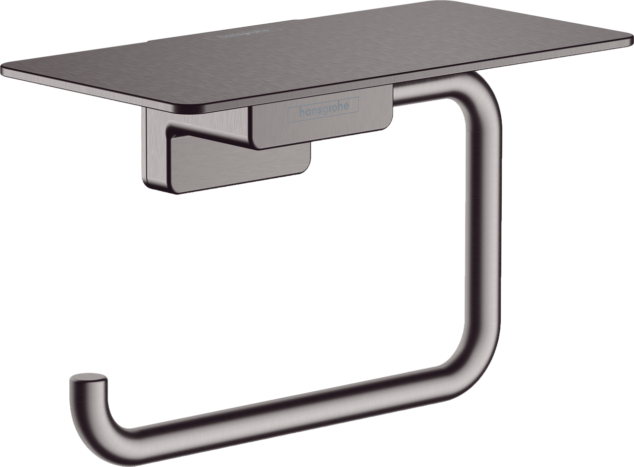 Hansgrohe AddStoris Wc-rol houder Brushed Black Chrome
