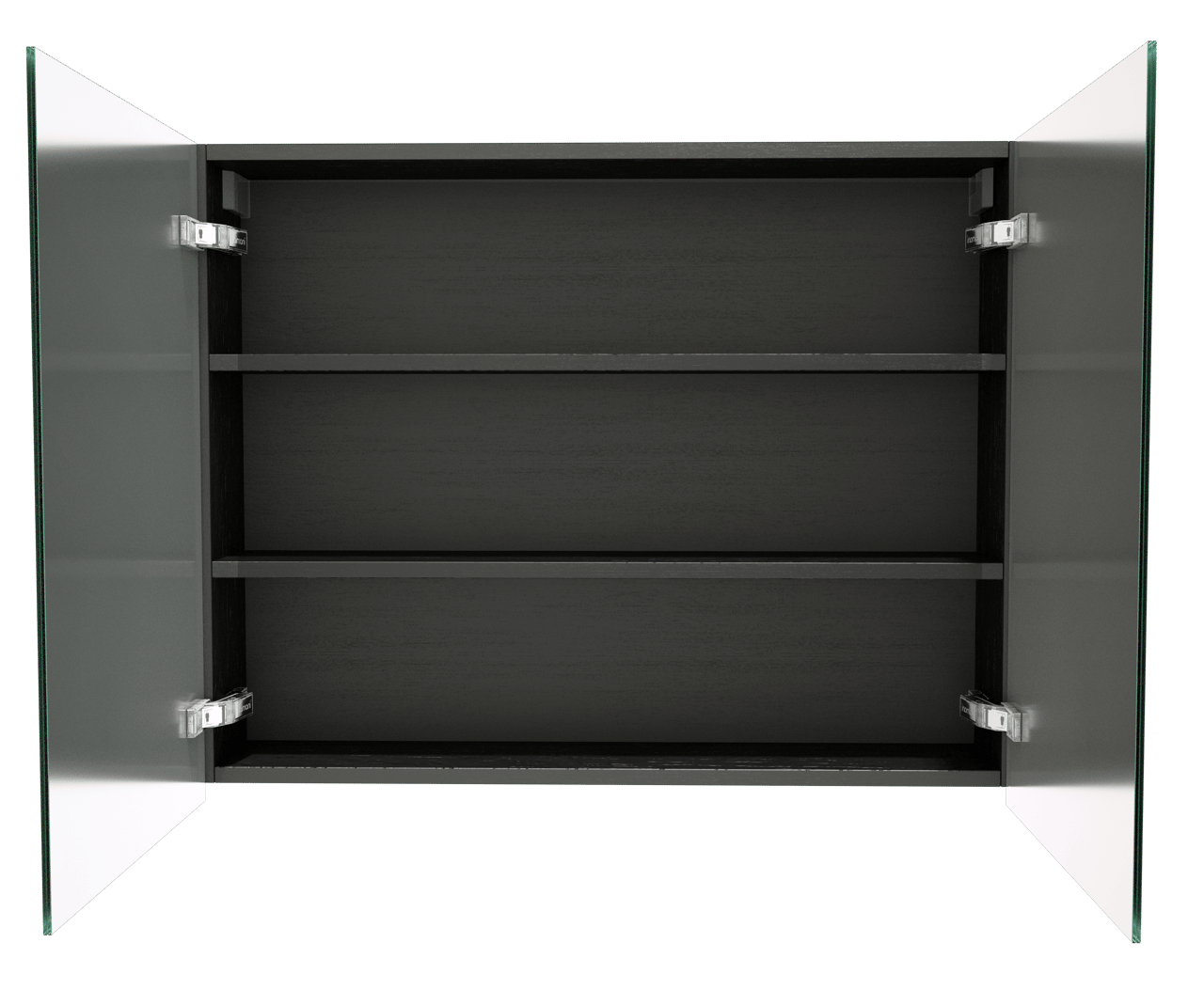 Balmani Lucida armoire de toilette 90 x 72 cm chêne noir