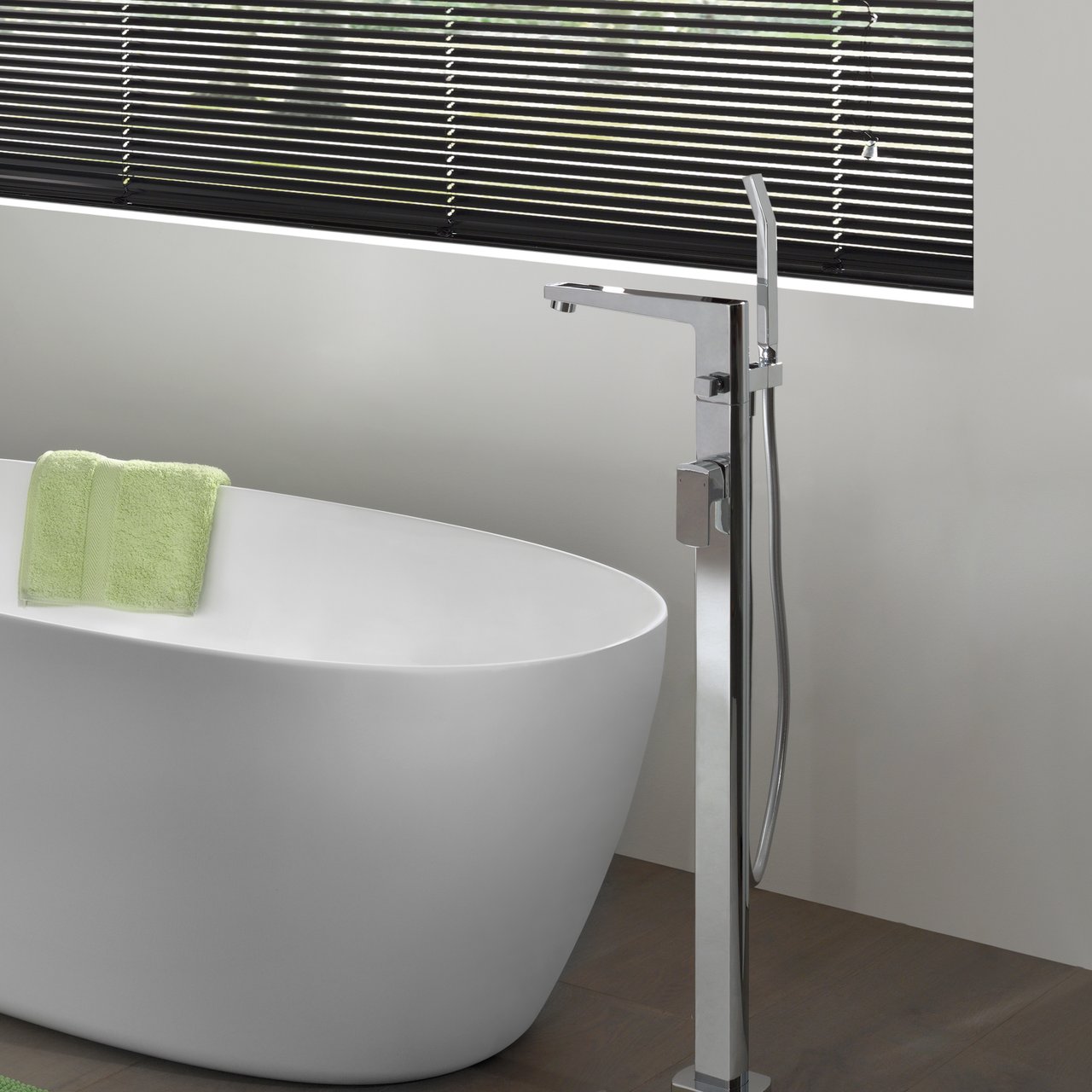 Blaufoss Bellini robinet de bain sur pied chromé