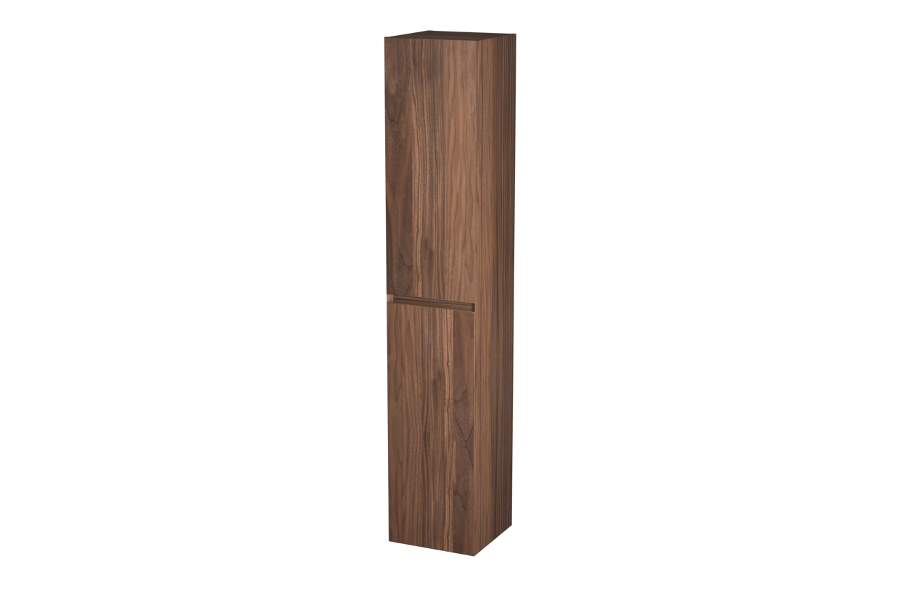 Balmani Idra colonne salle de bains suspendu placage noyer 35 x 35 x 169 cm