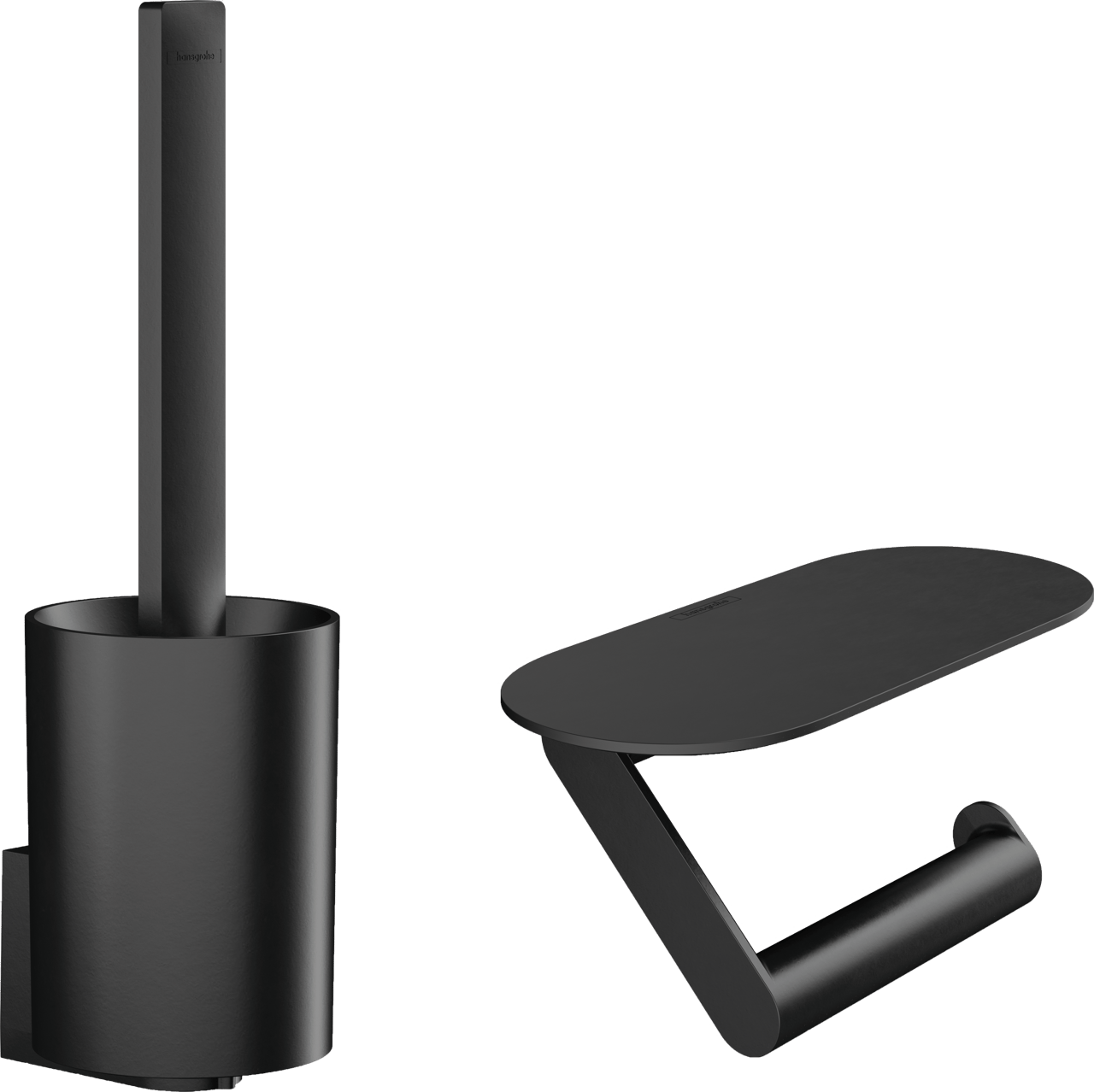 Hansgrohe WallStoris Set d'accessoires de toilette noir mat