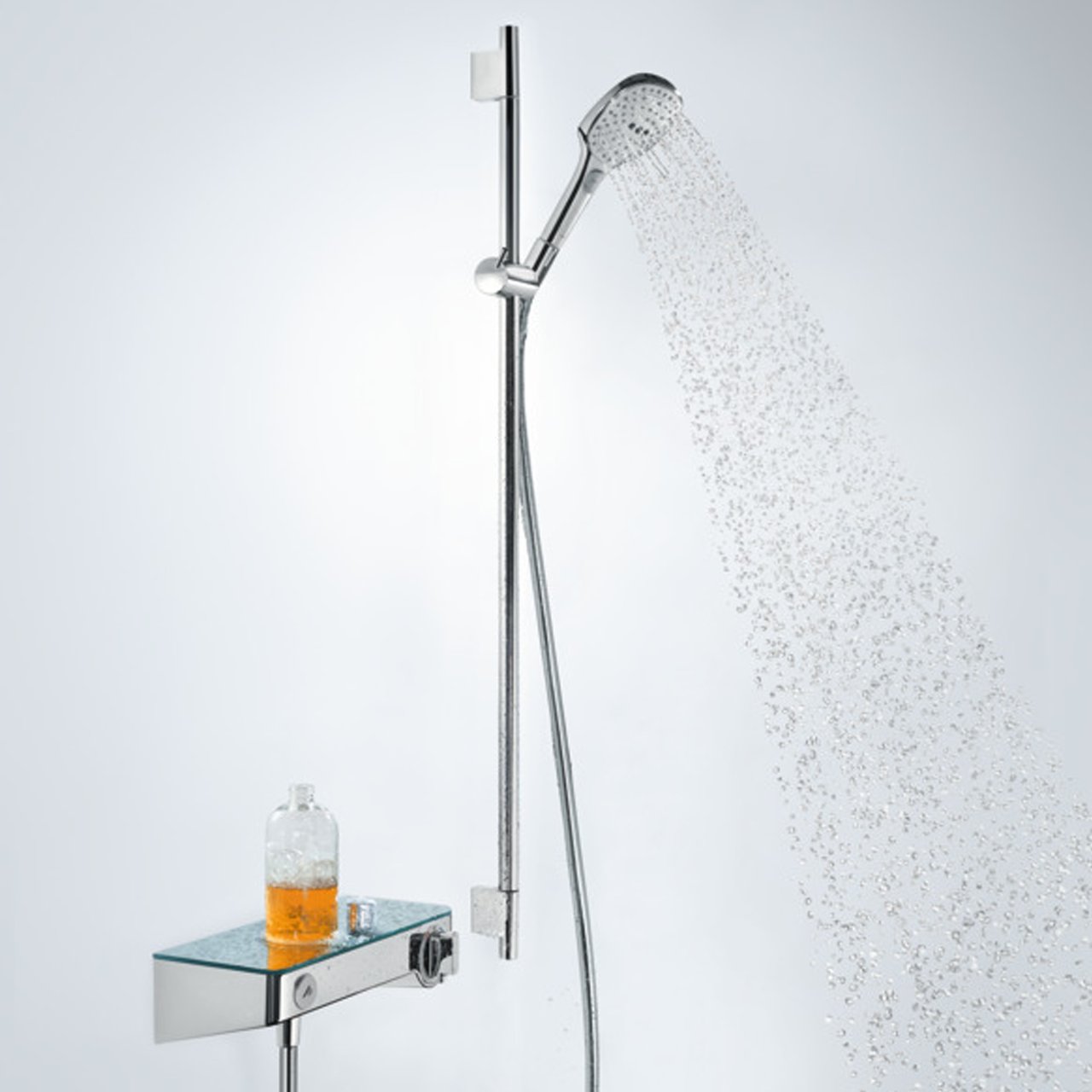Hansgrohe Raindance Select E 120 Brauseset: 101 cm, 3 Strahlarten, Chrom glänzend