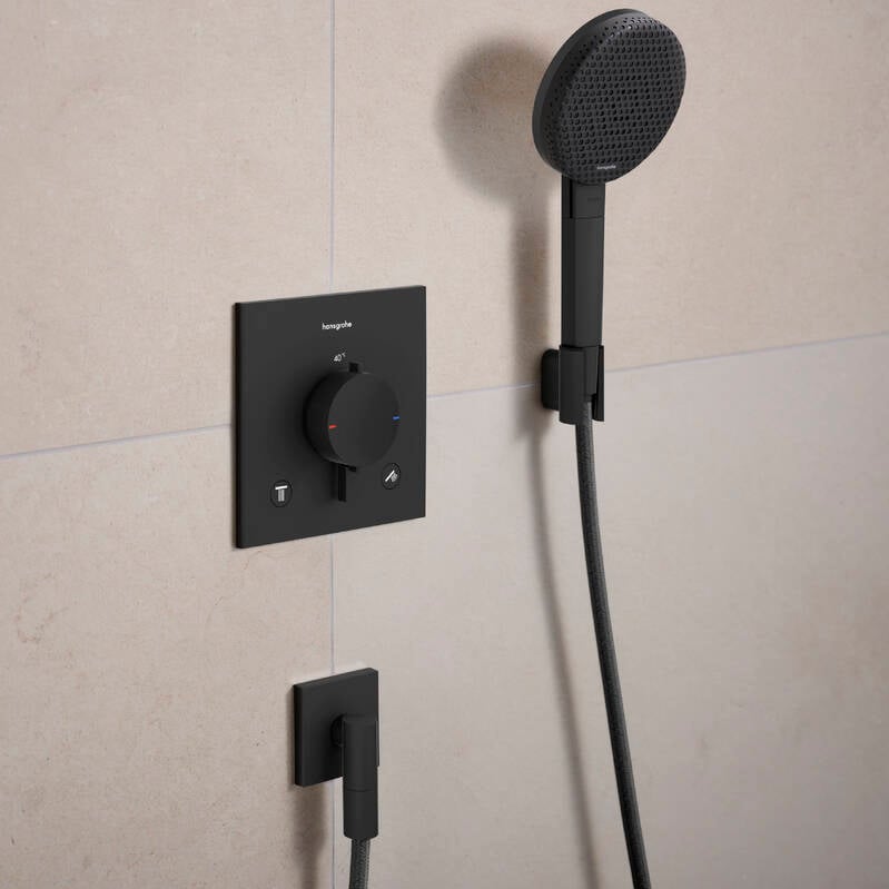 Hansgrohe Raindance Alive Select S 125 Handdoucheset 3 straalsoorten Mat Zwart