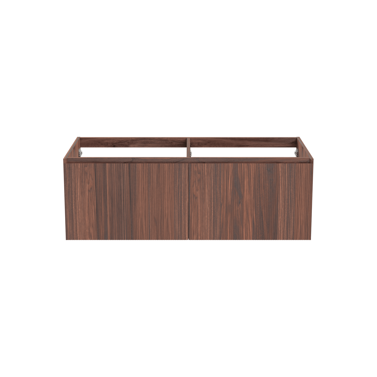 Balmani Fila meuble sous-lavabo suspendu 135 x 55 cm placage noyer 4 tiroirs