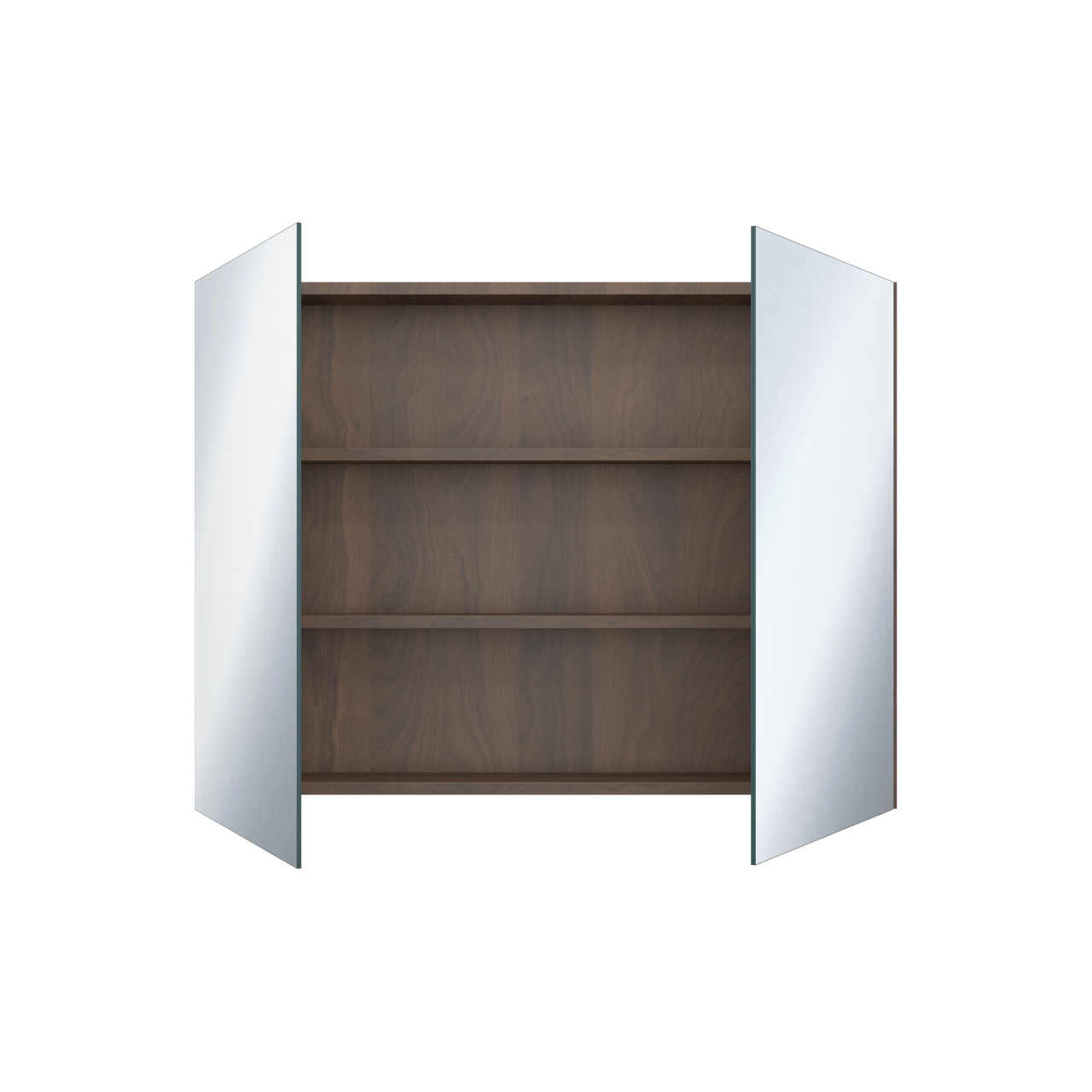 Storke Reflecta armoire de toilette 100 x 75 cm noyer