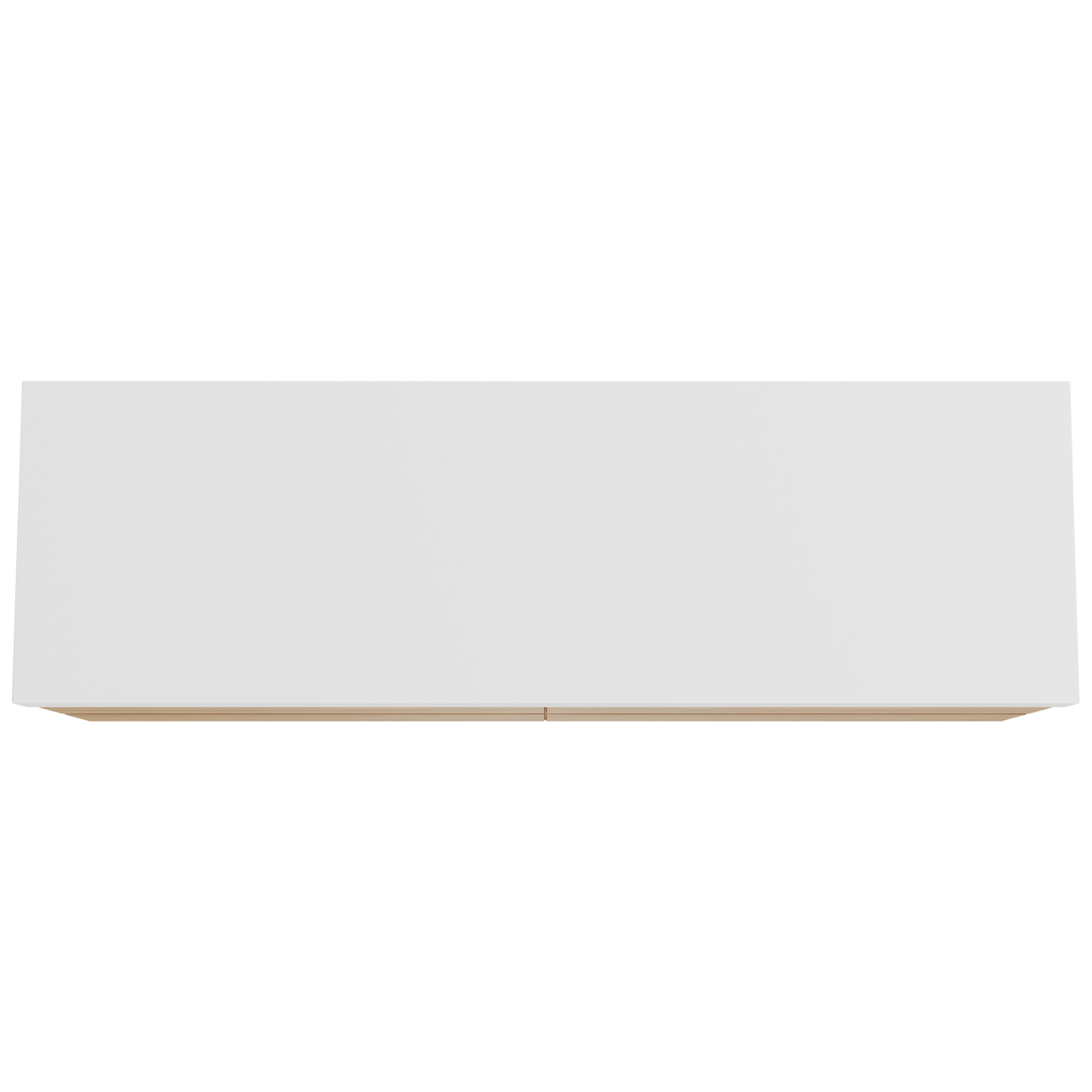 Balmani Mitra hängendes Möbelstück Set: 180 x 55 cm, Naturbelassene Eiche, mit Dominus Einzel- oder Doppel Waschtischplatte, Solid Surface Weiß matt