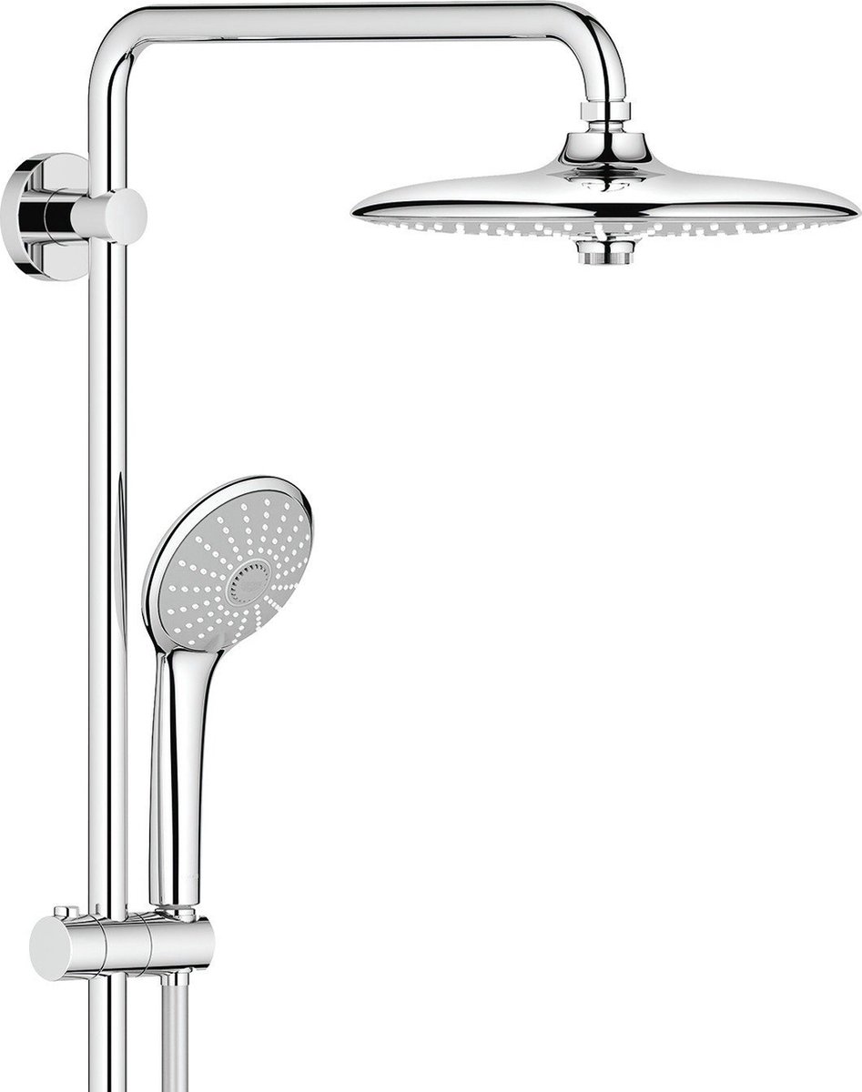 Grohe Euphoria System 260 colonne de douche de pluie mitigeur thermostatique chrome brillant